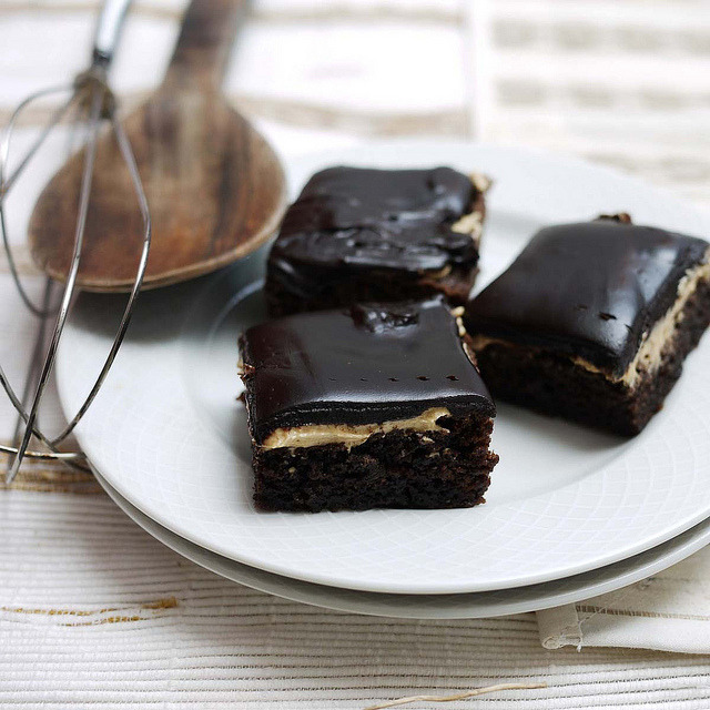 georgianadesign:  Coffee Cream Brownies  by CruStABakes.