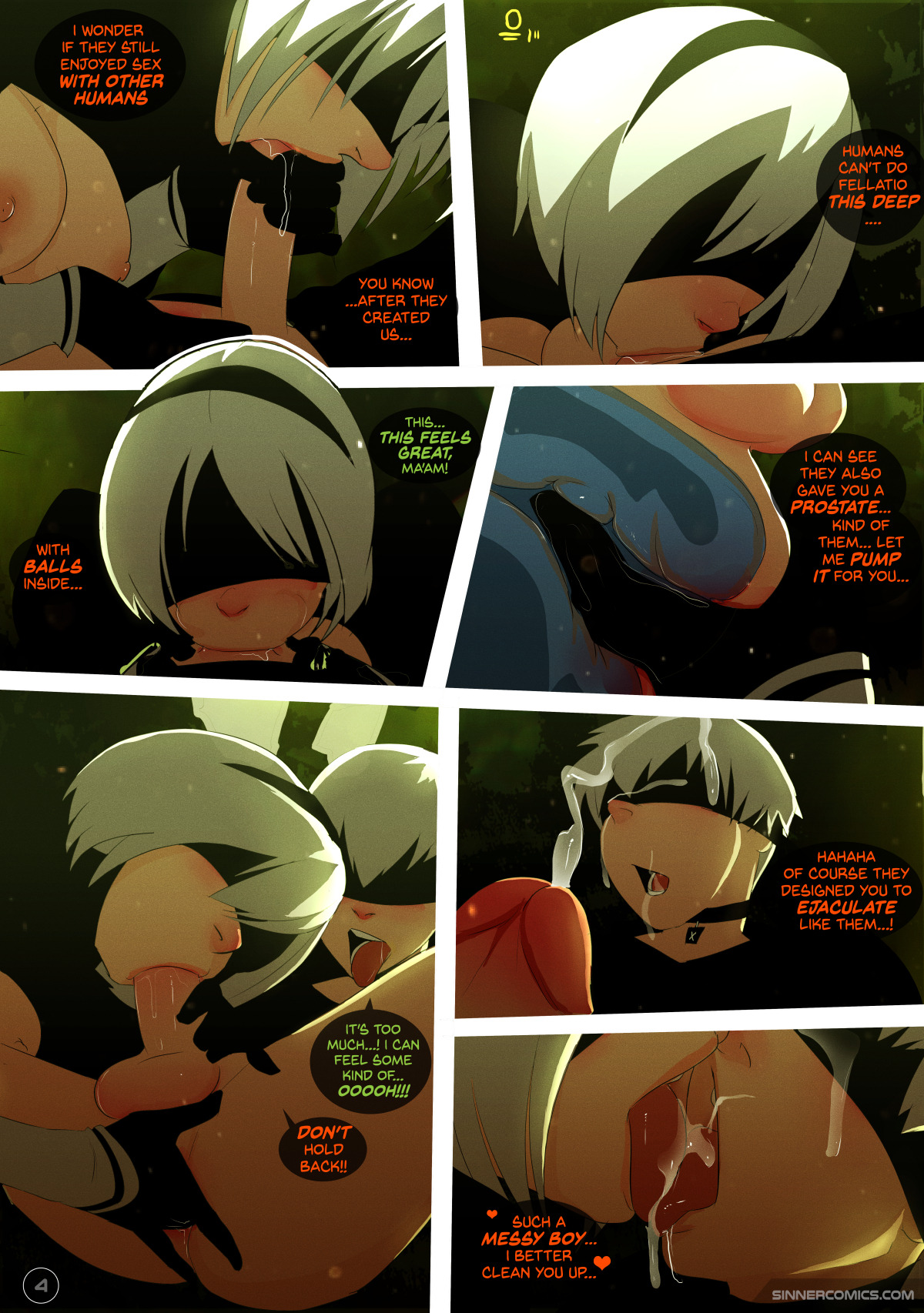artbysinner:  My full NieR: Automata comic! You can read all my comics FOR FREE &gt;
