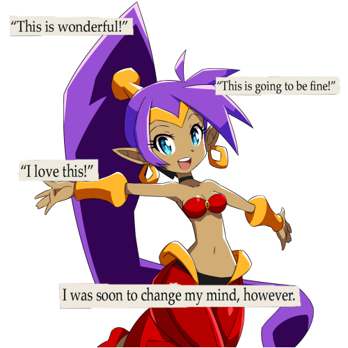 goldeaglefire1:Shantae + Troubled Birds pt. 1because troubled birds captions are hilarious and I don