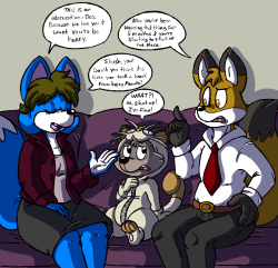 commission series for foxid, featuring @dr-dos,