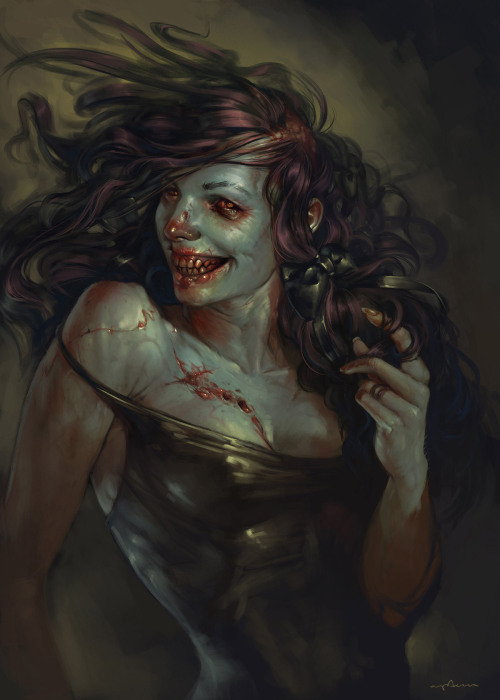 this-is-cool:The dark and macabre fantasy paintings of Sabbas Apterus - www.this-is-cool.co.u