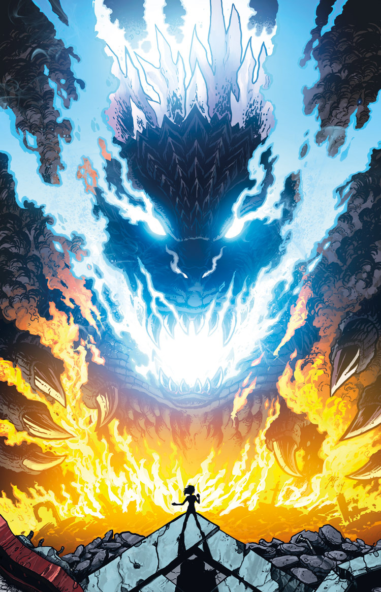 xombiedirge:  Godzilla: Rulers of Earth #12 &amp; #14 Covers by Jeff Zornow