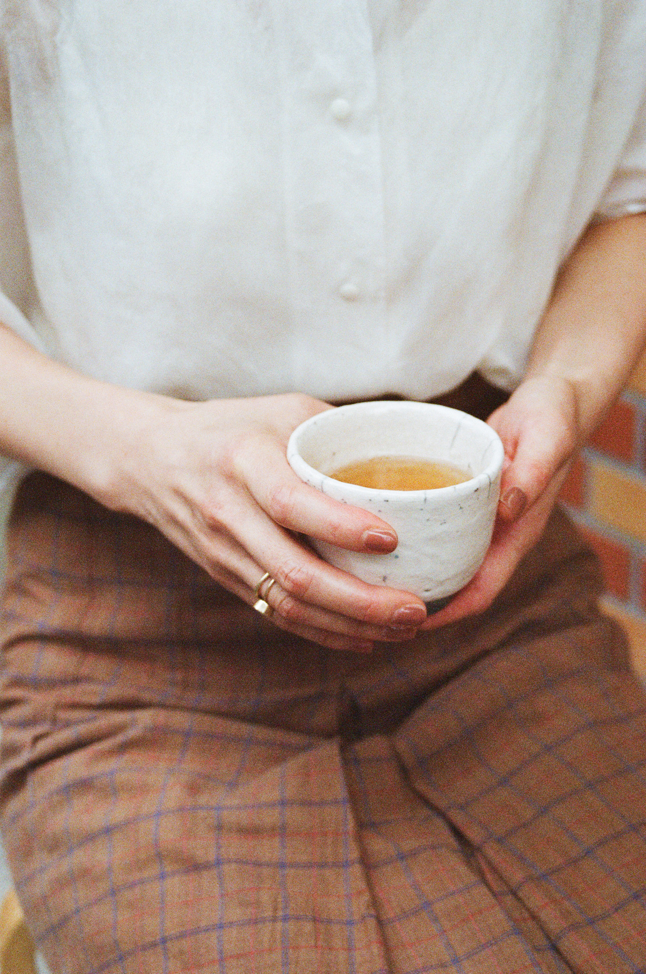 Analog Diary : Tea with Arisa Shimizu as published in Journal du Thé - Chapter 3. Tokyo, Japan, Autumn 2019 - 35mm colour film.