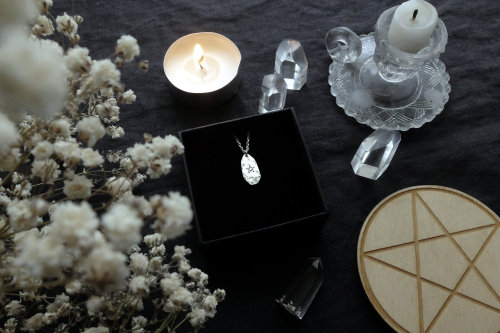 Talismans made of sustainable silver by underthepyramids