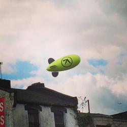 takaoka:  Twitter / JidLind: Aphex Twin blimp