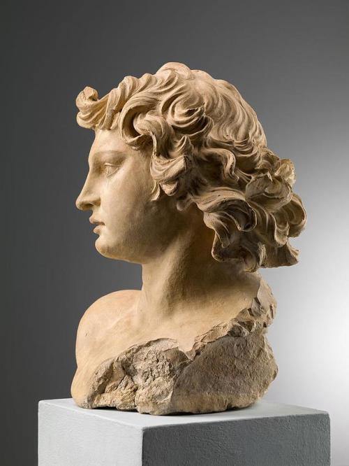 antinoo5: ganymedesrocks: Antonio Giorgetti (1635 – 1669), Head of an Angel, Terracotta, Italian 17th cent. with the Hermitage example, which helped the dating process to 1668. ami @ganymedesrocks 