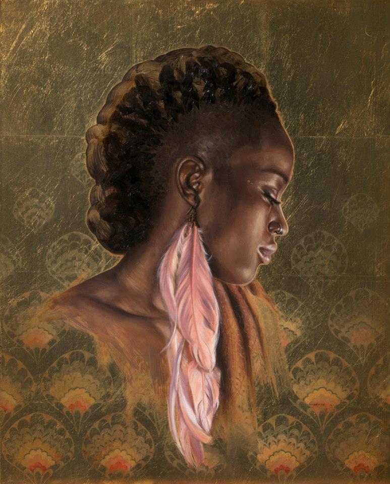  lohrien:  Paintings by Sara Golish     Divine black woman