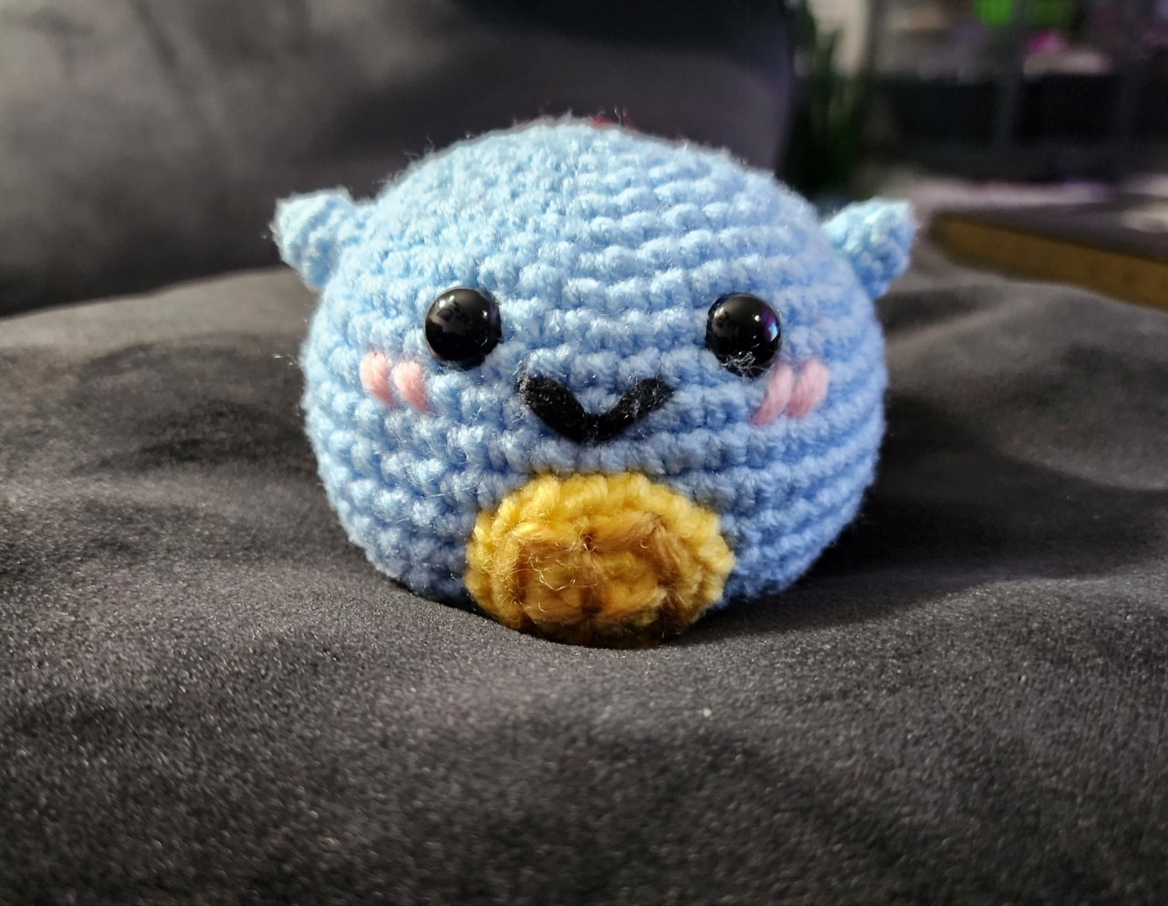 Squirtle Amigurumi Needle Felt Eyes WIP by ItsaBumbleDee on DeviantArt