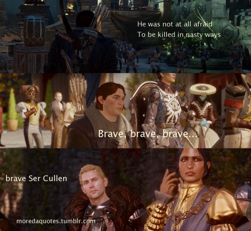 Listened to the “Sir Robin Ran Away” song from Monty Python and the Holy Grail and 