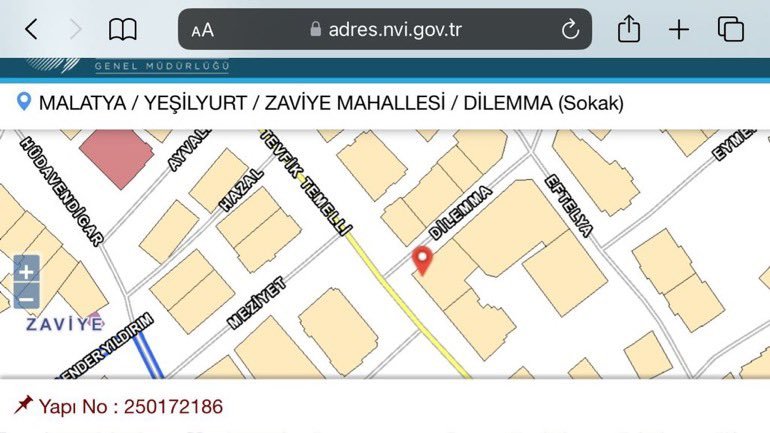 Zaviye mahallesi Dilemma...