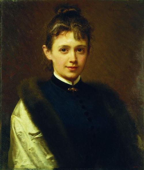 artistkramskoy: Portrait of a Woman, 1884, Ivan KramskoiMedium: oil,canvashttps://www.wikiart.org/en