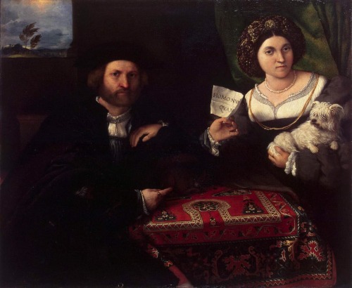 Lorenzo Lotto - Husband and Wife (1523)