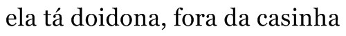 baixinha e felina
