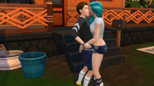 The Sims 4 (Nick x Amy) Day 33.(Image set 2 of 2).