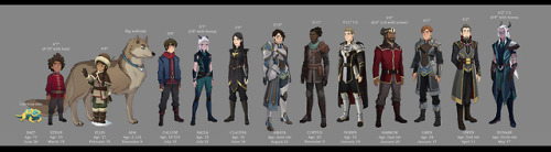 dragonprinceofficial: dragonprinceofficial: Our full lineup of character heights, ages, and birthday