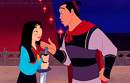 borgialucrezia:“My Lord, I love Mulan. And I don’t care what the rules say. If she’ll have me, I int