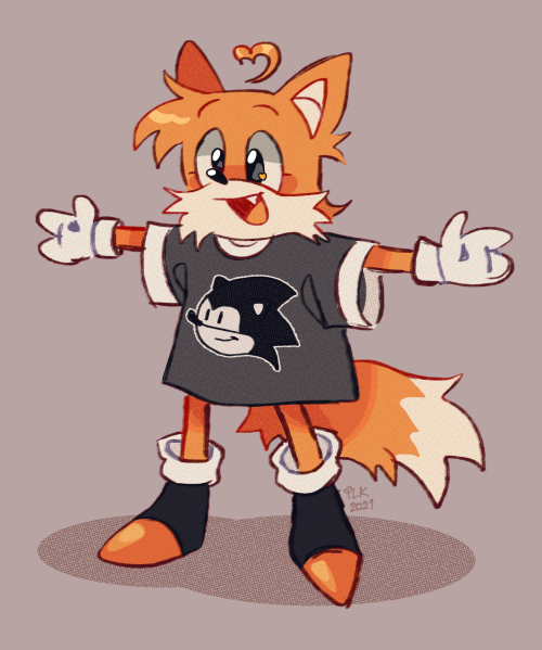 plastic-knife: tails redraw bc he is v cute