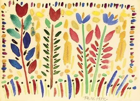 artist-brauner:Fleurs, 1955, Victor Brauner