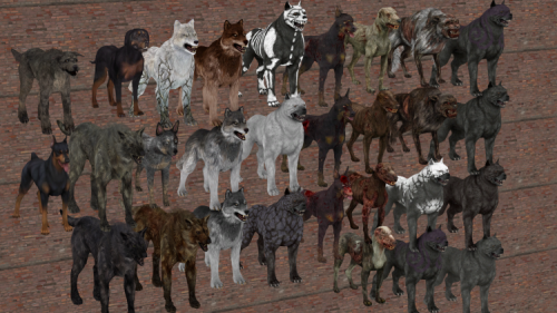 lordaardvarksfm:  Dog Pack [10 Models, 29 Total Skins] - OFFICIAL RELEASE DOWNLOAD FROM SFMLAB Nothing fancy. Just a collection of various different models of man’s best friend that I’ve put together over the years, all conveniently put together under