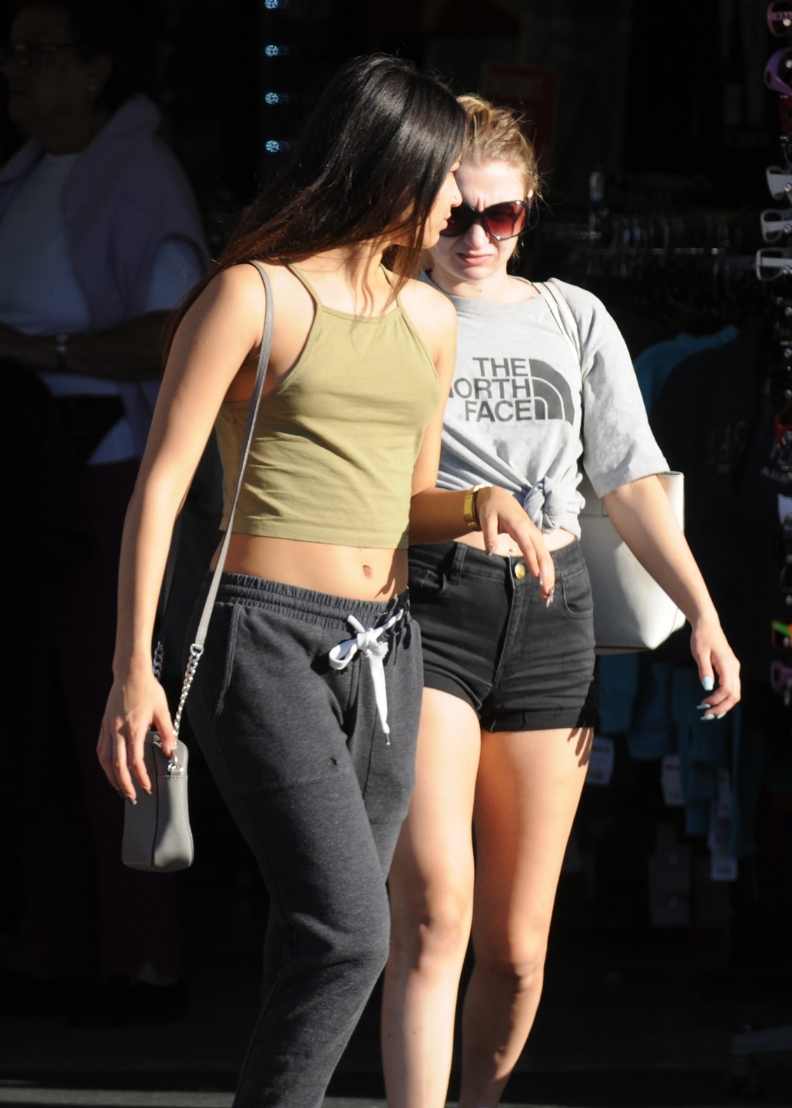 I would have sworn her puffy nipple was going to pop out.
