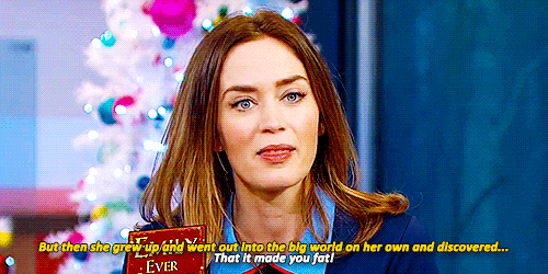 aibaaina:  Emily Blunt playing &ldquo;Emily Ever After&rdquo; (x) 