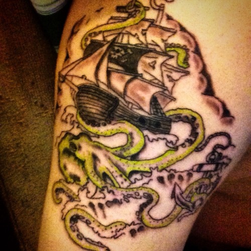 My new nautical tattoo. Artist: josh Arena