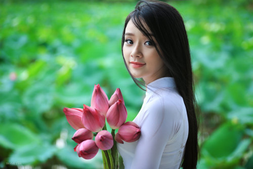  Vietnamese long dress (Ao dai) bởi Beauty Collection Qua Flickr: Photo backup 