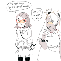 ammeja:  “Thanks for cheering me up Sarada”inspired by one of these au / prompt, automatically made me think of these girls