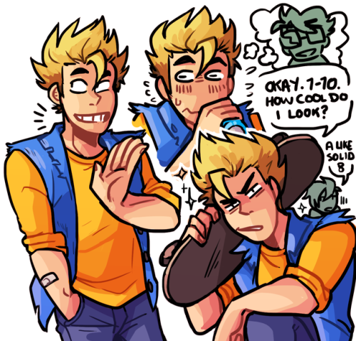 chipchopclipclop: some sdv stuff since i finally got around to drawing my farmer, uhhhh i love sam