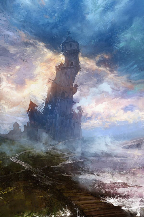 fantasy-art-engine:  The Tower by Hamsterfly