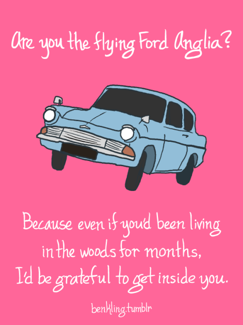 nudityandnerdery:benkling:Here. Here. Here are some rejected Harry Potter Valentines I made today.Th