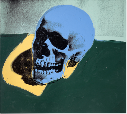 newloverofbeauty:Andy Warhol:  Skull  (1976) Andy Warhol   (US, 1928 - 1987)Jane Daggett Dillenberge