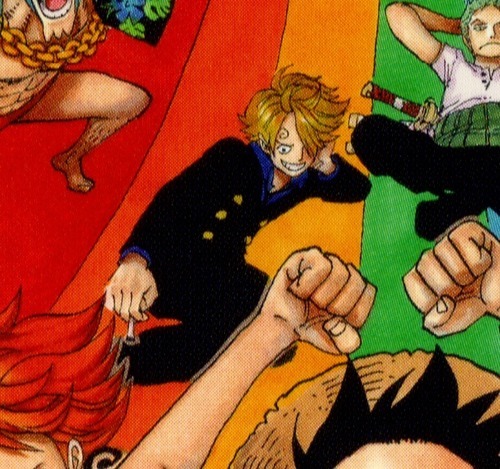 mashail-abdullah:  yuushishio:  cavenbishie:  Why is it that Sanji is always the cutest in the color spreads. Like seriously.What a little shit.  Because  there  is  a  brightest  lovely  warm  smile  on  that  squishy  cheek  melting  your  heart   My