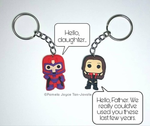 MAGNETO keychain and stitch markers coming soon at:www.charmed.etsy.com #diy #arts #crafts #artsan