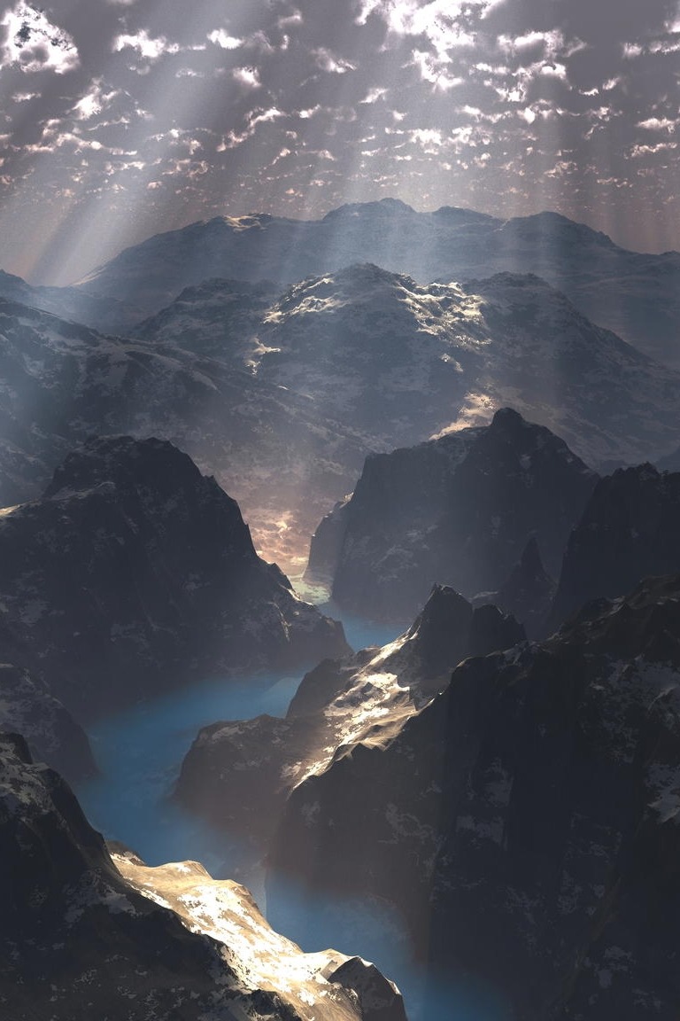 0ce4n-g0d:   Mountain Godray 2 by Ralf Schreiber on 500px 