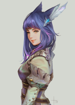 pearlpencil: “Seire” @ FFXIVPortrait