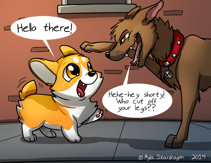 otisthecorgi:  His stumps were made for dancing. Sticks &amp; Stones, by Ayla