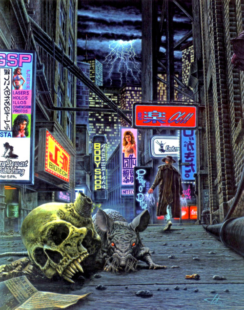 thevaultofretroscifi:  Steve Venters, Sprawl Sites