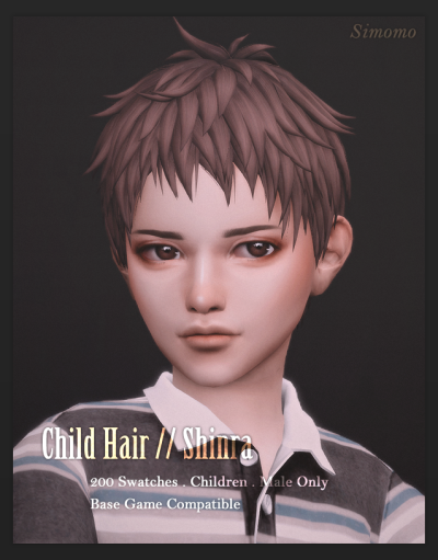 Simomo Shinra Hair Child Conversion