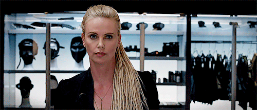 therondaily:Charlize Theron as Cipher in the first trailer for ‘The Fate of the Furious’, coming out