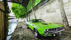 manllu:  ||| Plymouth Barracuda ‘74 ||| I love green now! 