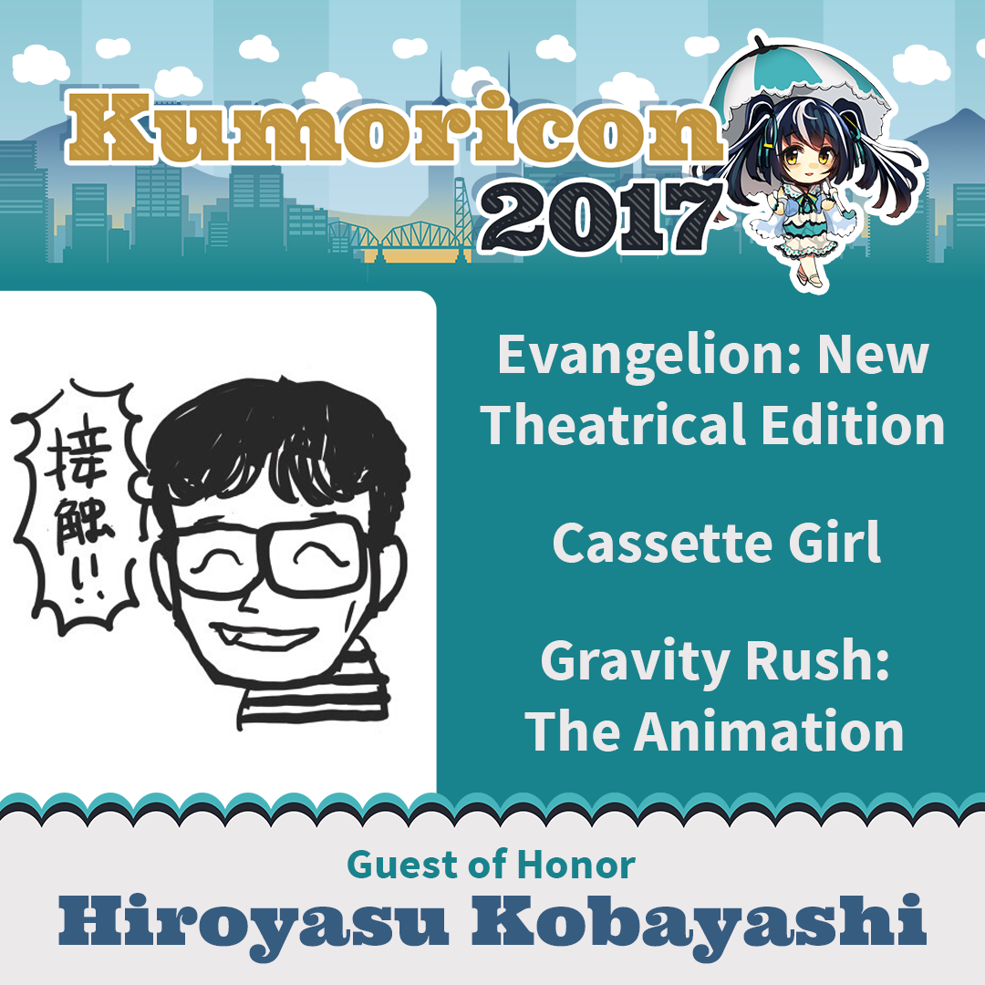 Official Kumoricon — Ready for more great guest announcements? We’re...