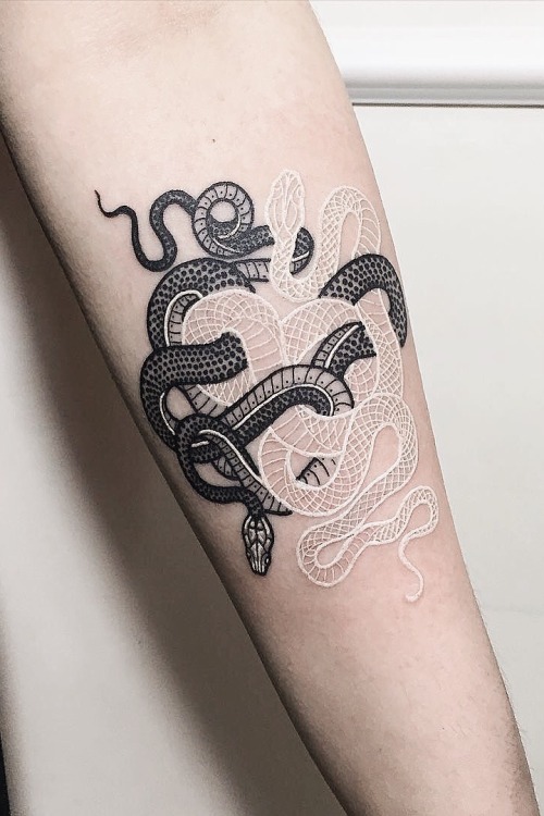 khanos: snake tattoos @ mirko sata