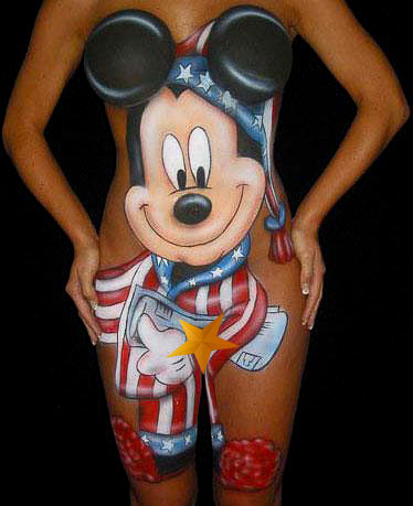 mymarinemindpart3:  Body Paint pt 5