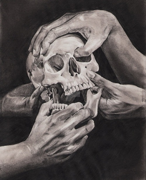 Yaokhuan aka Yao Khuan aka Lai Yao Khuan (Singaporean, b. Singapore) - Studies (Hands and Skull), 20