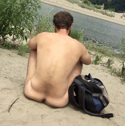 nakedandregulah: Just another naturist An old pic from Rooster Rock