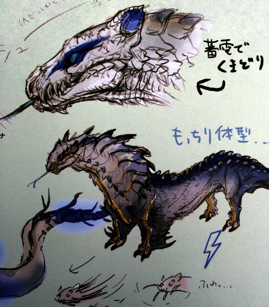 theworstbear:Tobi-Kadachi Concept Art.
