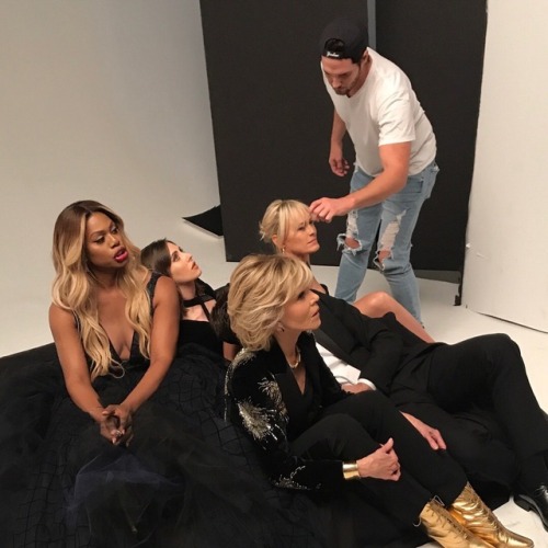 Behind the scenes of New York Magazine cover shooting, 4th June 2018.