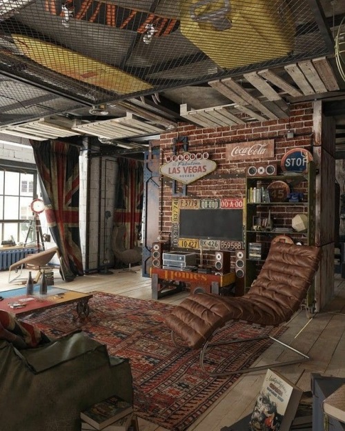 Rustic loft&hellip; #loftylovin #rusticdecor #uniquespaces #lifestyle www.instagram.com/