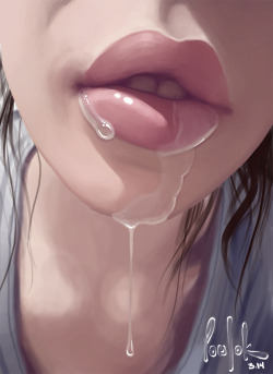 pornazzi:  mouth with extra 2art by loufok